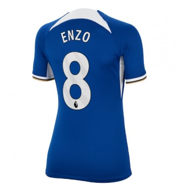 Chelsea Enzo Fernandez #8 Koszulka Podstawowych Kobiety 2023-24 Krótki Rękaw